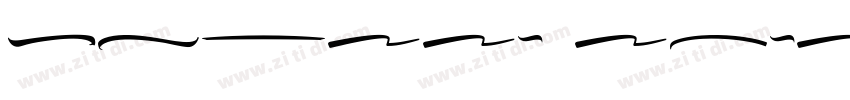 Prissa Swash Regular字体转换